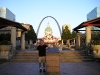 Mike in front of the Arch